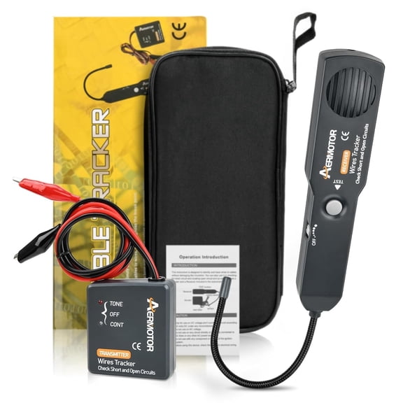 EM415PRO Circuit Tester, 6-42V Wire Tracer, 8 in Probe, Car & Home