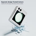 thumbnail image 5 of Designed for Samsung Galaxy Z Flip 5 Case with Hinge Protection, Anti-Slip Shockproof Protective Scratch Resistant Slim Fit Hard PC Phone Case Cover for Samsung Galaxy Z Flip 5, Silver, 5 of 5