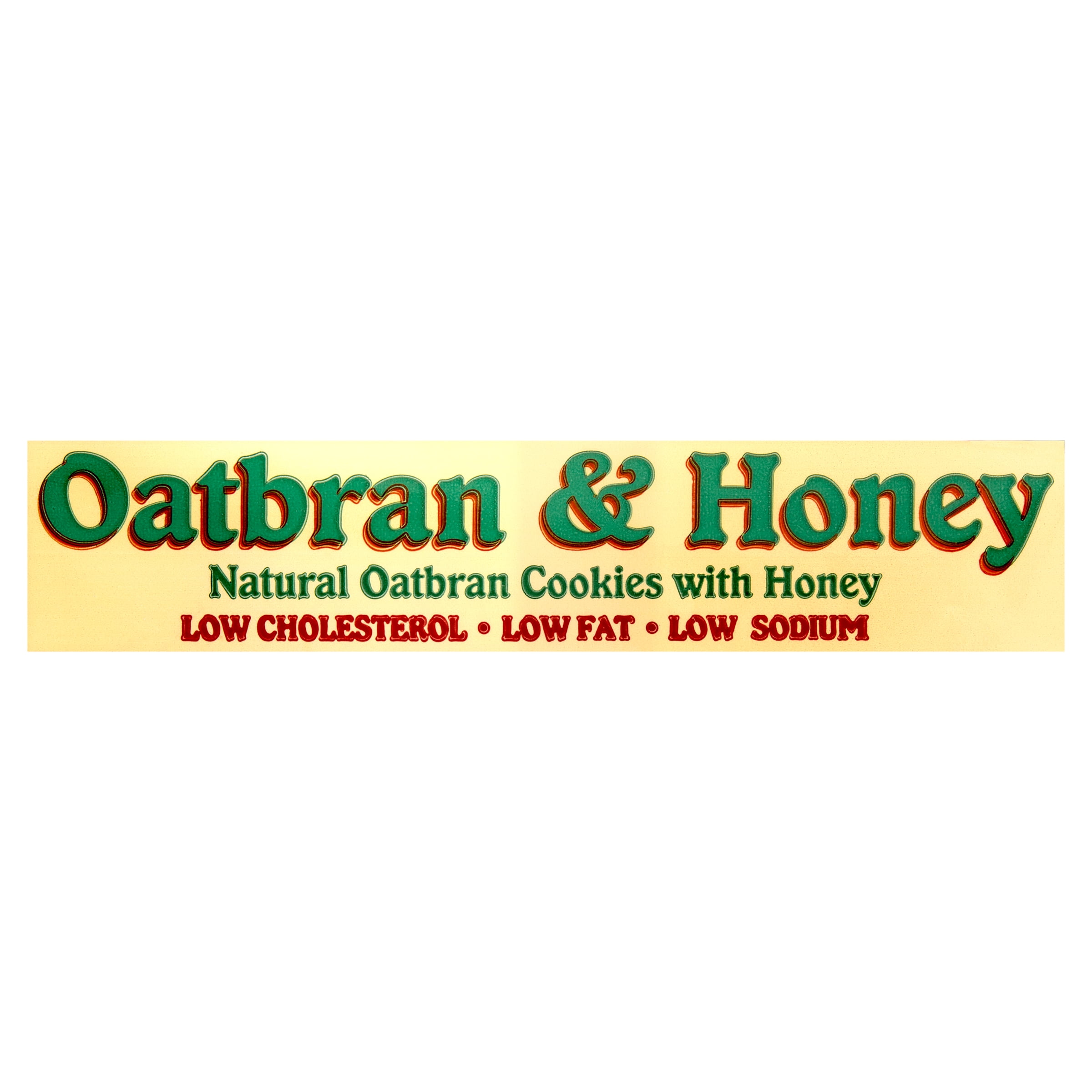Country Hearth Natural Oat Bran Baked Cookies with Honey, Family Size, 12 oz, Shelf Stable