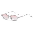 thumbnail image 1 of Montura de gafas anti luz azul de montura pequeña, gafas de sol estilo hip-hop, fabricadas en PC y metal, 1 of 5