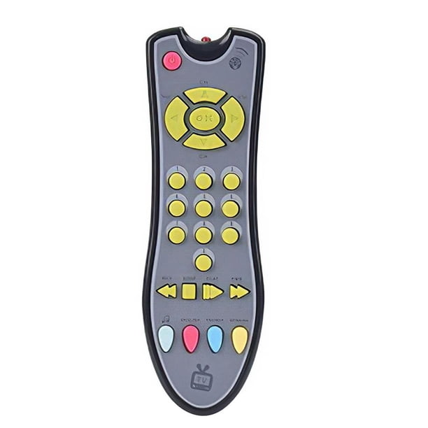 Juguete De Control Remoto Para Bebés Con Simulación De Botón Suave Aprendizaje Educativo Realista Juguete Remoto Niños Juguete De Control Remoto Musical Con Luz Speravity FN003505-01