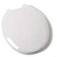 thumbnail image 2 of Jones Stephens C1210S00 Closed Front with Cover Round Plastic Toilet Seat, White, 2 of 2