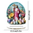 thumbnail image 3 of Mrzvby Easter Home Decorations and Easter Basket Stuffers,Easter Visual Table Decoration for Home Living Room Bedroom Holiday Tabletop Ornaments, 3 of 9