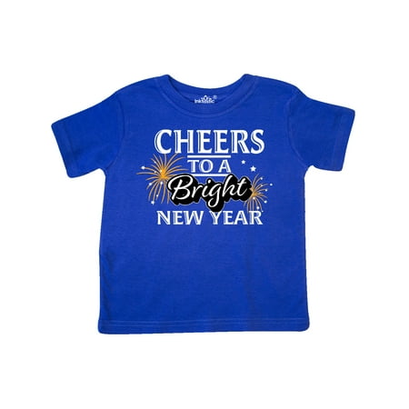 

Inktastic Cheers to a Bright New Year with Fireworks Gift Toddler Boy or Toddler Girl T-Shirt