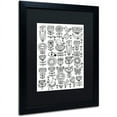 thumbnail image 2 of Trademark Fine Art "Birds And Flowers I" Canvas Art by Elizabeth Caldwell, Black Matte, Black Frame, 2 of 4