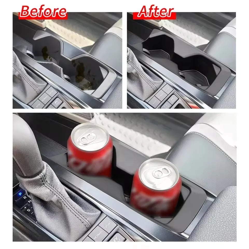 For Toyota Camry 2024 2025 Cup Holder Center Console Storage Box TPE Tray Tidying Car Accessories