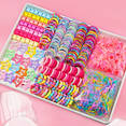 thumbnail image 4 of 780 Pcs Accessoires de Cheveux, Pince à Queue de Cheval Filles, Queue de Cheval Filles, Accessoires de Cheveux Filles-Youyoupin, 4 of 4