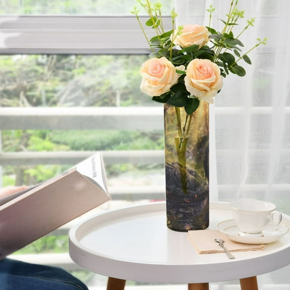 Black Swan Vases for Flowers Modern Decorative Vase Home Decor for Bedroom Kitchen Living Room Centerpieces