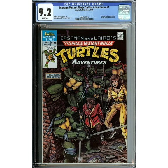 Teenage Mutant Ninja Turtles Adventures #1 - CGC 9.2 Comic Book