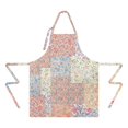 thumbnail image 2 of Pioneer Flower Floral Print Pattern Apron-Garden Aprons for Women with Pockets-Cotton Linen Waterproof Kitchen Cooking Gardening Aprons Adjustable for Kitchen,Cooking,BBQ and Salon 33x27 Inch, 2 of 7