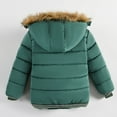 thumbnail image 3 of Mercatoo Boys Long Puffer Warm Coat Hooded Waterproo1 Insulated Winter Down Jacket Kids Outdoor Windproof Outerwear with Pocket, 3 of 4