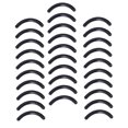 thumbnail image 4 of unbranded 180Set Eye Lash Curler Refills Silicone for Women Daily Use Makeup Accessory, 4 of 7