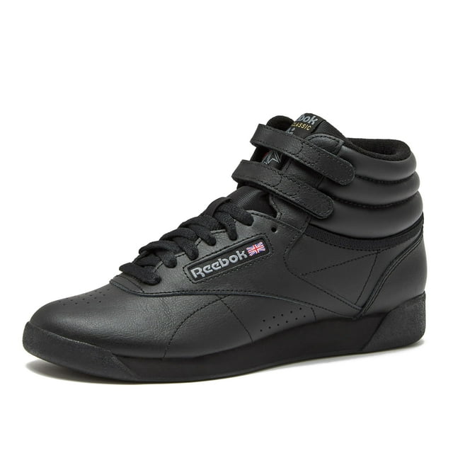 Zapatillas Reebok Freestyle Hi para mujer, negras, talla 10.5