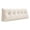 Beige, variant on Triangular Wedge Headboard Pillow for Dorm Bed, Large Long Backrest Bolster Cushion with Side Pockets, Plush Support for Sitting Reading Sleeping, Bed Sofa Gaming Leisure 39.3x4.7x15.7 Inch