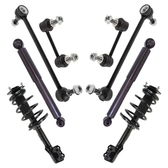 TRQ Front and Rear Suspension Kit Fits 2010-2015 Lexus RX350 PSA61048