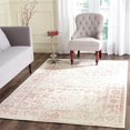 thumbnail image 3 of Bowery Hill Contemporary 4' X 6' Power Loomed Rug in Ivory and Rose, 3 of 3
