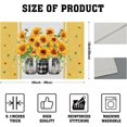 thumbnail image 4 of Sunflower Placemats Set of 4,18X12 Inch Summer Yellow Floral Flowers Buffalo Plaid Vases Washable Burlap Table Mats for Party Kitchen Dining Decoration and Supplies, 4 of 6