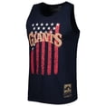 thumbnail image 2 of Men's Mitchell & Ness Navy San Francisco Giants Cooperstown Collection Stars and Stripes Tank Top, 2 of 3