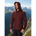 thumbnail image 5 of MANSENHUG 3 Pack Pullover Hoodies Long Sleeve Casual Lightweight Fashion Hooded Sweatshirt, 5 of 8