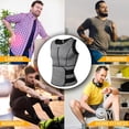 thumbnail image 5 of MANIFIQUE Men's Waist Trainer Sauna Suit Shirt, Gym & Exercise Compression Vest, Sweat-Boosting Workout Top, 5 of 6