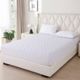 thumbnail image 2 of Mainstays Poly Mattress Pad  for Bed Protection Twin 39 in  x 75 in, 2 of 9
