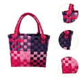 thumbnail image 6 of yuksok Woven Handbag Waterproof Beach Pouch Summer Multipurpose Travel Bag Tote Bag C, 6 of 9