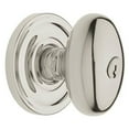 thumbnail image 5 of Baldwin Egg Keyed Entry Door Knob Set with Classic Rosette, 5 of 7