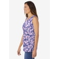 thumbnail image 3 of Woman Within Plus Size Perfect Printed Scoopneck Tank, 3 of 6