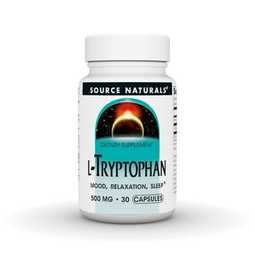 Source Naturals L-Tryptophan 500mg, 30 Capsules