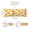 thumbnail image 3 of Balery Cute Chicken Funda Protectora para Almohada Corporal de Algodón Hipoalergénico con Cierre(55 x 21 pulgadas), Almohadas No Incluidas, 3 of 7