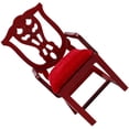 thumbnail image 1 of COMPUKAS Red Mini Toy Chair for DIY Craft Projects Made of Composite Material, 1 of 8