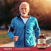 Plant Sterols Complex w/ Beta Sitosterol 1200 mg for Men and Women | 120 Softgels | by Piping Rock