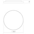 thumbnail image 2 of Sonneman 3748.03-35 Pi 30" Wide Led Flush Mount Drum Ceiling Fixture - White, 2 of 6