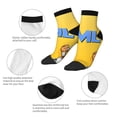 thumbnail image 5 of Lsque Sml Jeffy Printed Crew Socks, Moisture-Wicking Socks, Athletic Socks for Men Breathable Cushion Socks Casual Sport Socks for Running Traveling, 5 of 6