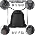 thumbnail image 3 of Basketball Backpack Drawstring Backpack Gym Bag For Volleyball Baseball Yoga, 3 of 5