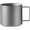 Silver2, variant on Yvsxxv 100ml Mini Double Wall Titanium Coffee Cup Outdoor Camping 1Pc