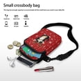 thumbnail image 7 of HELLHERO Colorful Coconut Tree and Floral Pattern Women Crossbody Bag for Women Shoulder Bag, Polyester 2 Layers Unisex, 7 of 7