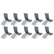 VELCRO Brand Extreme Outdoor Heavy Duty Strips | 4 x 1 Inch Pk of 10 | Holds 15 lbs | Titanium Extreme Hook and Loop Tape Industrial Strength Adhesive | Weather Resistance for Rough Surfaces (90812)