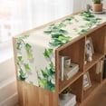 thumbnail image 6 of Table Runners 60 Inches Long Dress Scarves, Country Leaves Farmhouse Kitchen/Dining Table Runner, Small Coffee Tablerunners, Spring Green Leaf Branches Vine Botanical 13x60 Inch, 6 of 9