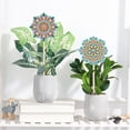 thumbnail image 4 of Cuadros Decorativos 2 unids/set Mandala 3D DIY diamante jardín plantas decoración estaca artesanía (HBJ02) DQrwqpou Nuevos Originales, 4 of 8