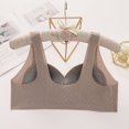 thumbnail image 6 of UngA Woman Bra Plus Size Bras 2025 Seniors Women's Comfortable Front Close Button Bras No Underwire Push Up Bra Deals of Today Khaki,M, 6 of 6