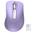 thumbnail image 6 of Wireless Mouse, 2.4GHz with USB Receiver, 1200 DPI Optical Tracking, 5 Buttons,Ambidextrous PC/Mac/Laptop -Purple, 6 of 7