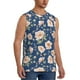 thumbnail image 2 of Fotbe Flower Men's Camiseta sin Mangas Estampada para Hombres, Playera Casual para Gimnasio, Entrenamiento, Playa-Large, 2 of 7