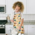 thumbnail image 4 of Cartoon Construction Vehicles Mixers Kids Aprons for Girls and Boys,Adjustable Neck Strap Toddler Aprons for Kids Cooking Baking, 4 of 6