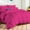 Hot-Pink, variant on D.N.G. BEDDINGS Deluxe All Seasons Full/Queen Size 800 Thread Count, Solid Hot Pink Down Alternative 1 Piece Box Design Comforter Set 100% Egyptian Cotton