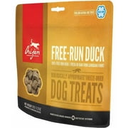 Angle View: Orijen Freeze-Dried Duck Dog Treats, 3.5 oz
