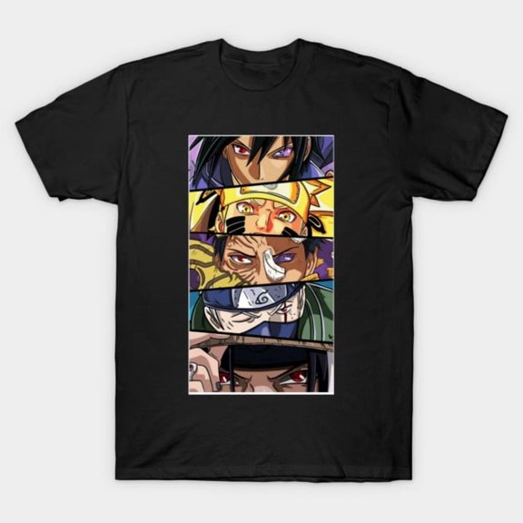 Naruto Anime T-Shirt, Iconic Eyes Ninja Tee Sizes S-5Xl GooGate