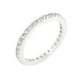 thumbnail image 4 of Delicate Cubic Zirconia Eternity Band Size 8, 4 of 4