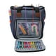 thumbnail image 4 of Bolsa De Tejer Bolsa De Almacenamiento De Hilo Organizador De Lanas Con Divisor Interno Para Ganchos De Ganchillo Agujas De Tejer Yuarrent HA024124-02, 4 of 6