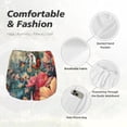 thumbnail image 4 of Balery Butterflies In Blooming Garden Pantalones cortos deportivos para mujer con forro y dos bolsillos, elásticos, para entrenamiento, gimnasio, yoga-Large, 4 of 7